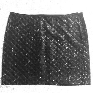 Glam It Up with a Black Sequin Skirt